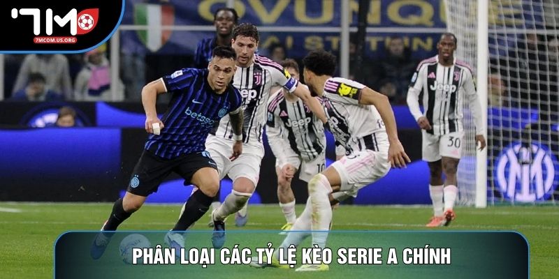 Phân loại các tỷ lệ kèo Serie A chính Phân loại các tỷ lệ kèo Serie A chính